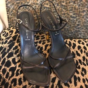 Casadei Bamboo Heeled Sandals